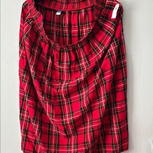 Old Navy Red Plaid Skirt